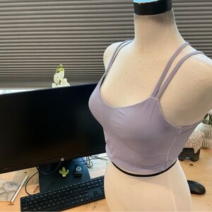 Cloud Long Line Bra Lavender Frost Light Support B/C 10 Women